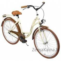 Dviratis AZIMUT City Lux 26" 2021 cream-brown