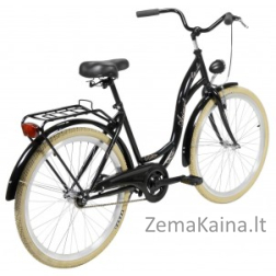 Dviratis AZIMUT City Lux 26" 2021 black-cream