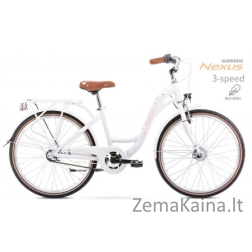 Dviratis Romet Panda 2 24" Alu 2021 white-pink