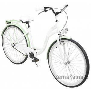 Dviratis AZIMUT City Lux 28" 2021 white-mint 2