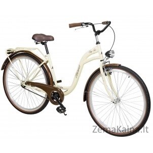 Dviratis AZIMUT City Lux 28" 2021 cream-brown