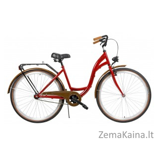Dviratis AZIMUT City Lux 28" 2021 bordo-brown