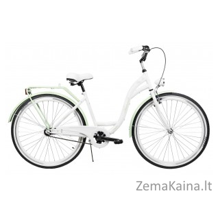 Dviratis AZIMUT City Lux 28" 2021 white-mint