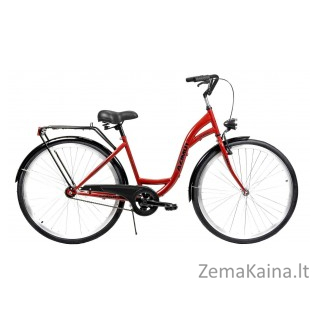 Dviratis AZIMUT Classic 28" 2021 bordo