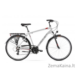 Dviratis Romet Wagant 28" 2022 silver-red-21" / L