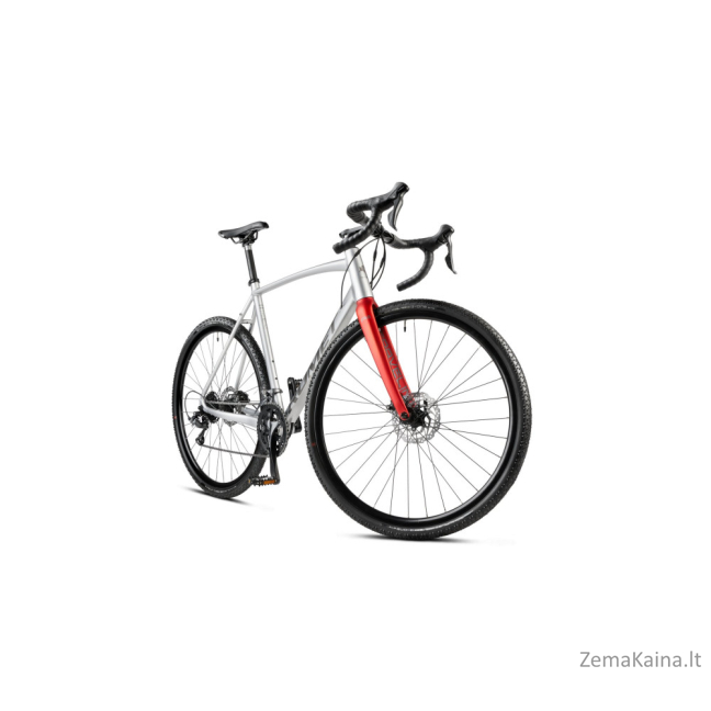 Dviratis Romet Aspre 1 2025 silver-red 7