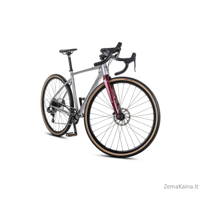 Dviratis Romet Boreas 2 2025 bright graphite-bordo 7