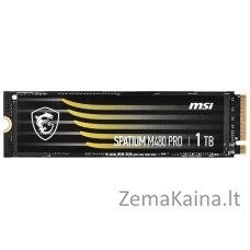 Dysk SSD MSI SPATIUM M480 Pro 1TB PCIe 4.0 NVMe M.2 2280