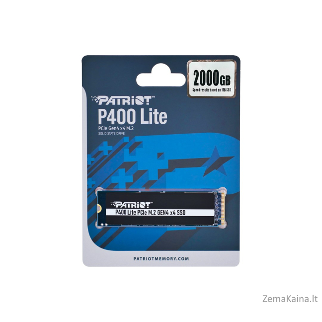 Dysk SSD Patriot P400 Lite 2TB M.2 2280 PCI-E x4 Gen4 NVMe (P400LP2KGM28H) 5