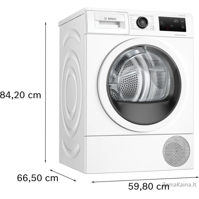 Džiovyklė Bosch WTU876IHSN 7