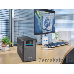 Eaton 5E Gen2 700 nepertraukiamo maitinimo resursai (UPS) „Line-Interactive“ 0,7 kVA 360 W 4 AC išvestis(ys / čių)