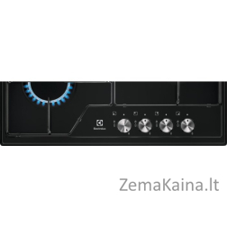 Electrolux EGS6424K viryklė Juoda Įmontuoti 60 cm Dujinė 4 zone(s)