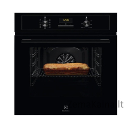 Electrolux EOF3H50BK 65 L 2090 W A Juoda, Nerūdijančiojo plieno