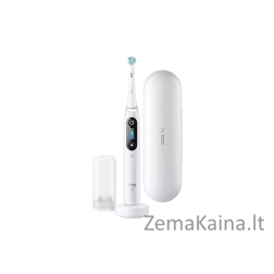 Elektrinis dantų šepetėlis Oral-B iO8 iOM8.1A1.1BD, baltas, 4210201363064