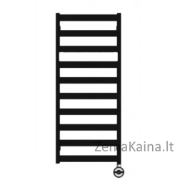 Elektrinis rankšluosčių džiovintuvas Terma Vivo 115x50 cm, juodas matinis (tenas dešinėje)