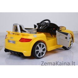 Elektromobilis vaikams AUDI TT RS 12V geltonas