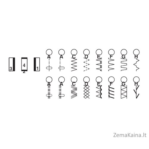 Elektromechaninė siuvimo mašina JANOME 5515 1