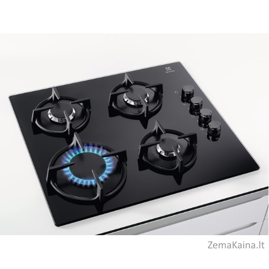 Electrolux EGG6407K Juoda Įmontuoti 59 cm Dujinė 4 zone(s) 3