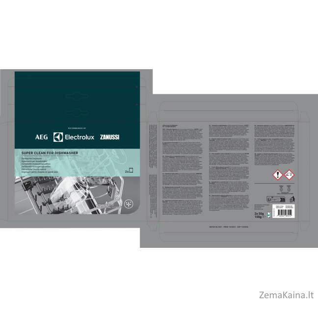 ELECTROLUX indaplovių valiklis M2DCP050 8