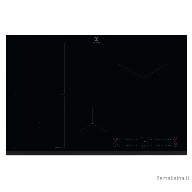Electrolux Serie 700 EIS62453IZ Juoda Įmontuoti 60 cm Indukcinė viryklė, padalyta į sritis 4 zone(s)