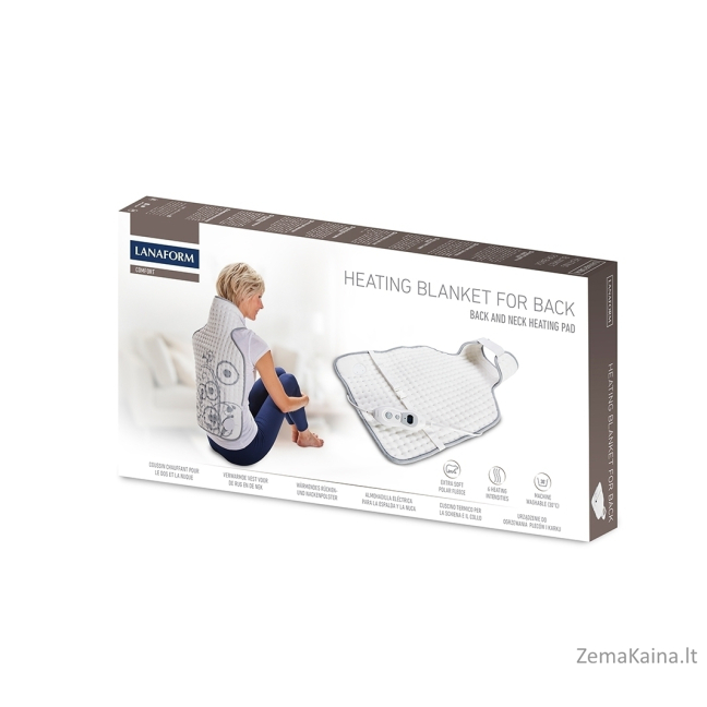 Elektrinė nugaros šildyklė Lanaform Heating Blanket Back 1