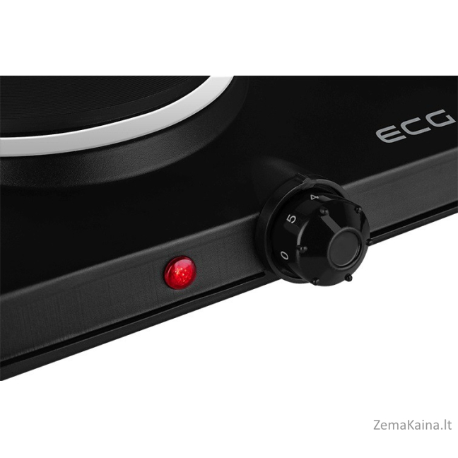 Elektrinė viryklė ECG EV 2512 Black 3