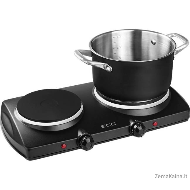 Elektrinė viryklė ECG EV 2512 Black 4