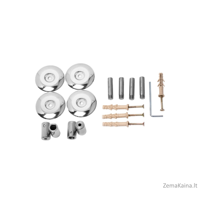 Elektrinis rankšluosčių džiovintuvas Navin Camelia 480x600, chromas, 10-007120-4860, (laidas kairėje) 2