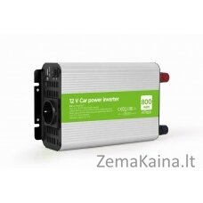 EnerGenie EG-PWC800-01 maitinimo adapteris / inverteris Automatinis 800W Aliuminis, Juoda