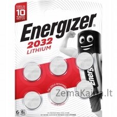 Energizer CR2032 vienkartinė ličio baterija 6 vnt.