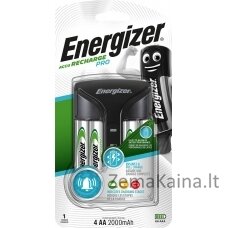 Energizer Pro ACU HR6 POW baterijų įkroviklis + 2 AA 2000 mAh baterijos