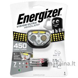 Energizer priekinis žibintas Vision Ultra 3AA 450 LM, 3 šviesos spalvos