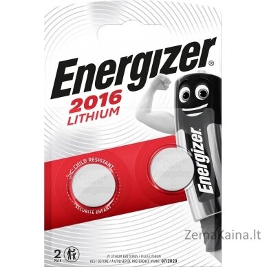 Energizer 7638900248340 buitinė baterija Vienkartinė baterija CR2016 Litis
