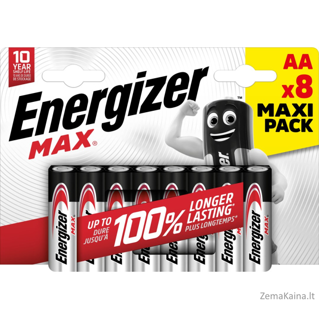 Energizer Max 437727 baterija AA LR6 8 vnt. 1