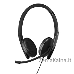 EPOS ADAPT 165T USB-C II Laisvų rankų įranga Vielinis Su lankeliu Biuras / skambučių centras C tipo USB Juoda