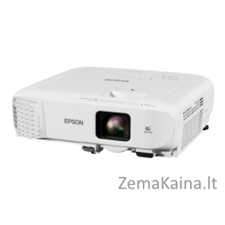 Epson EB-X49 duomenų projektorius Kompiuterio projektorius 3600 ANSI lumens 3LCD XGA (1024x768) Balta