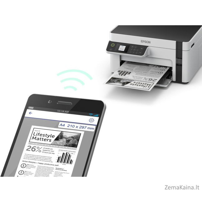 Epson EcoTank M2120 Rašalinis A4 1440 x 720 DPI 32 ppm „Wi-Fi“ 16