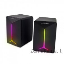 "Esperanza Rainbow Frevo EGS105 2.0" kompiuterio garsiakalbiai su LED apšvietimu, 5 W