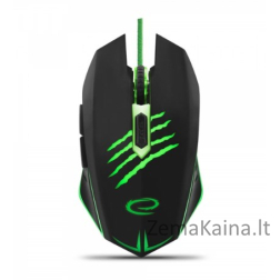 Esperanza EGM209G kompiuterio pelė USB A tipo Optinis 2400 DPI Dešinės rankos