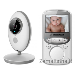 Esperanza EHM003 LCD kūdikių monitorius 2,4" Baltas