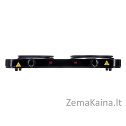 Esperanza EKH014K Electric Stove 2 zone (s), Black