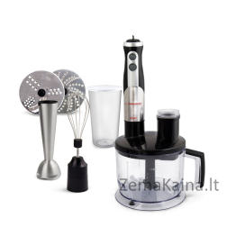 Esperanza EKM004 trintuvas 0,6 L Panardinamas maišytuvas Juoda, Sidabras, Permatomas 800 W
