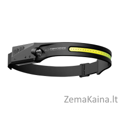 Esperanza EOT067 žibintuvėlis Juoda, Ant galvos tvirtinamas žibintuvėlis LED
