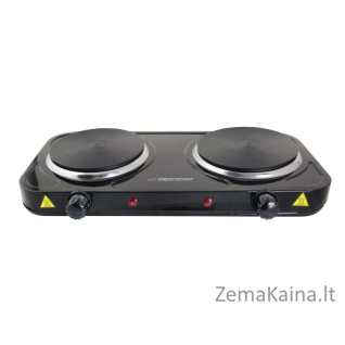 Esperanza EKH010K Elektrinė viryklė, viršutinė, 2 kaitinimo laukai, juoda