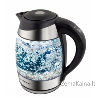 Esperanza EKK026 elektrinis virdulys 1,7 L Juoda, Permatomas 2200 W