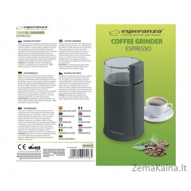 Esperanza EKC001K Coffee grinder Black 160 W 1