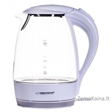 Esperanza EKK011W Electric kettle 1.7 L White, Multicolor 2200 W 5