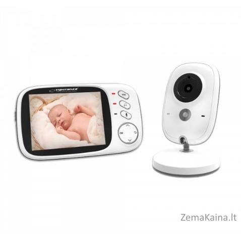 Esperanza EHM002 LCD kūdikių monitorius 3,2" Baltas