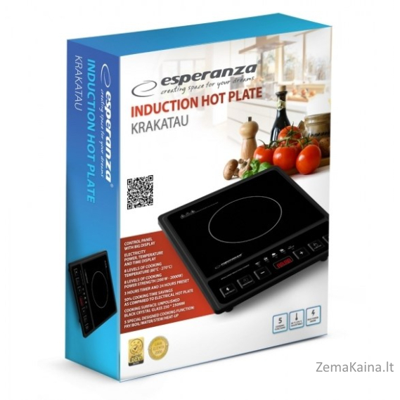 Esperanza EKH011 Indukcinė viryklė juoda