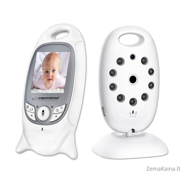 Esperanza EHM001 LCD kūdikių monitorius 2,0" Baltas